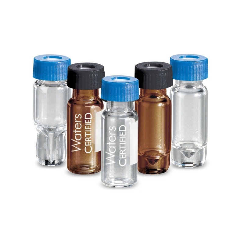 Chromatography vials with caps